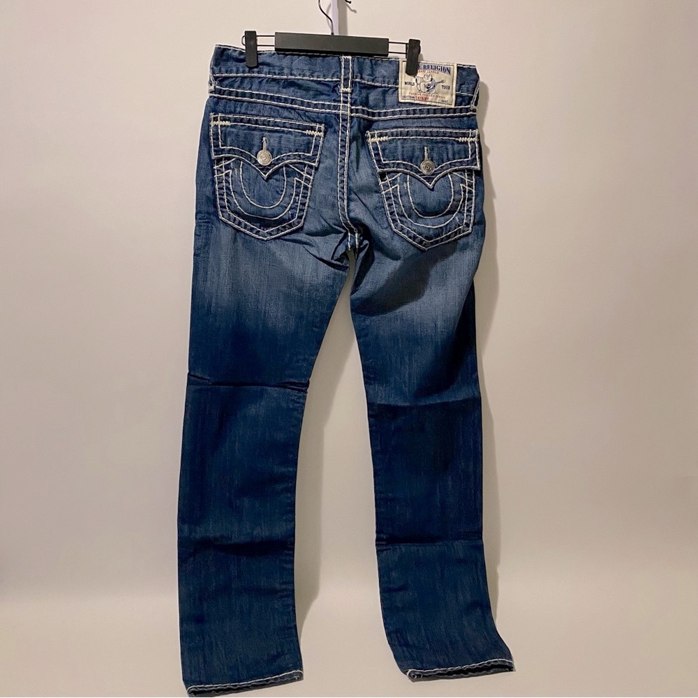 True Religion Men's Rocco Fit Jeans SKINNY W/FLAPS
NATURAL SUPER 33” W x 33” L - Picture 3 of 7